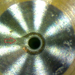 hpcr injector damaged by hard particulate