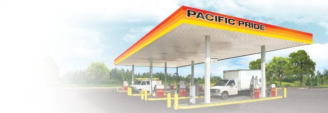 Pacific Pride commercial fuel station