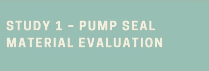 Bio Diesel and Pump Seal Material Evaluation