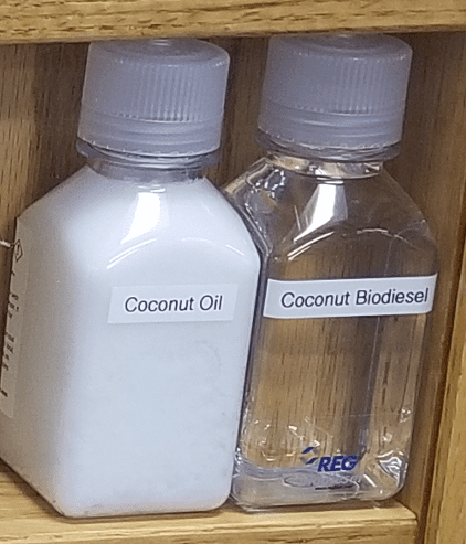 Coconut Oil as a feedstock for Biodiesel. 