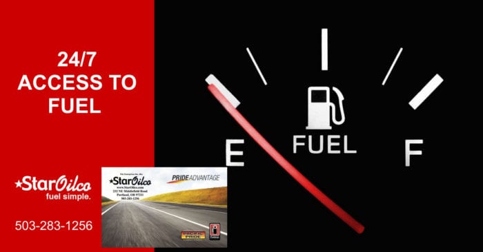 Cardlock access to fuel all day every day