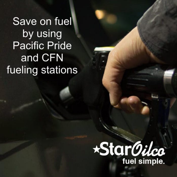 Use Pacific Pride and CFN cards to save on Diesel